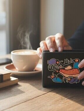 Norval Morrisseau Wallet - Moose Harmony 1002